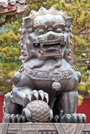 Chinees beeld van een leeuw