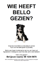 Hond vermist?