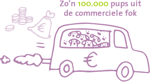 100.000 puppy's uit de commerciële hondenhandel