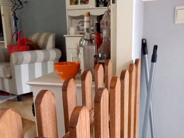 Veiligheidshekje in huis