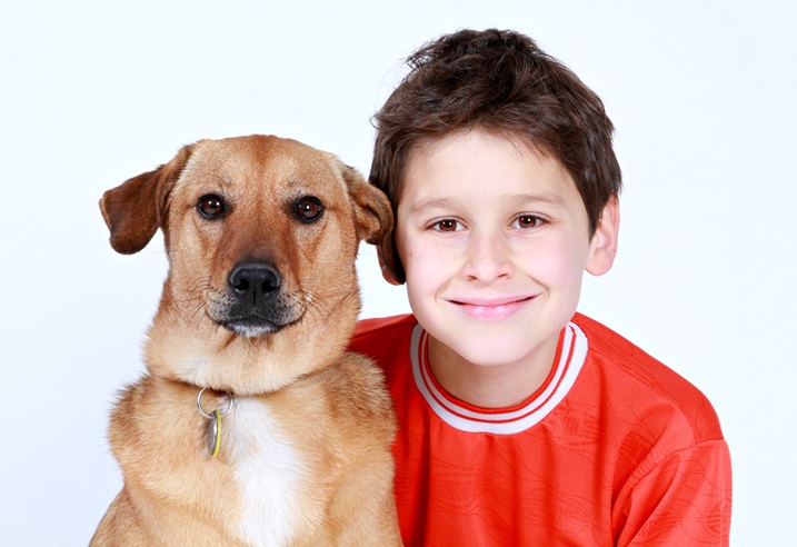 Hond en jongen